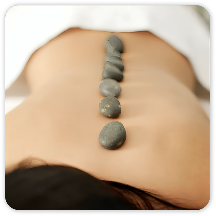 tmpg2l7u959 Hot stones on a person's back.